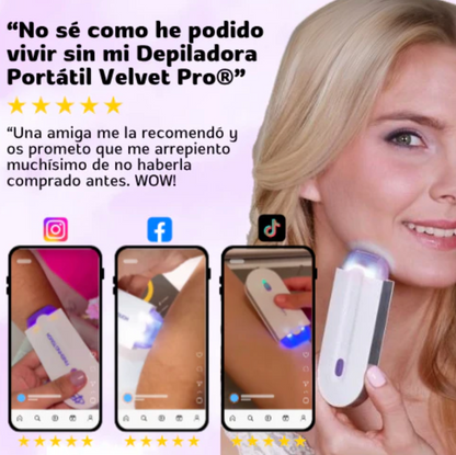 Depiladora Portátil Velvet Pro