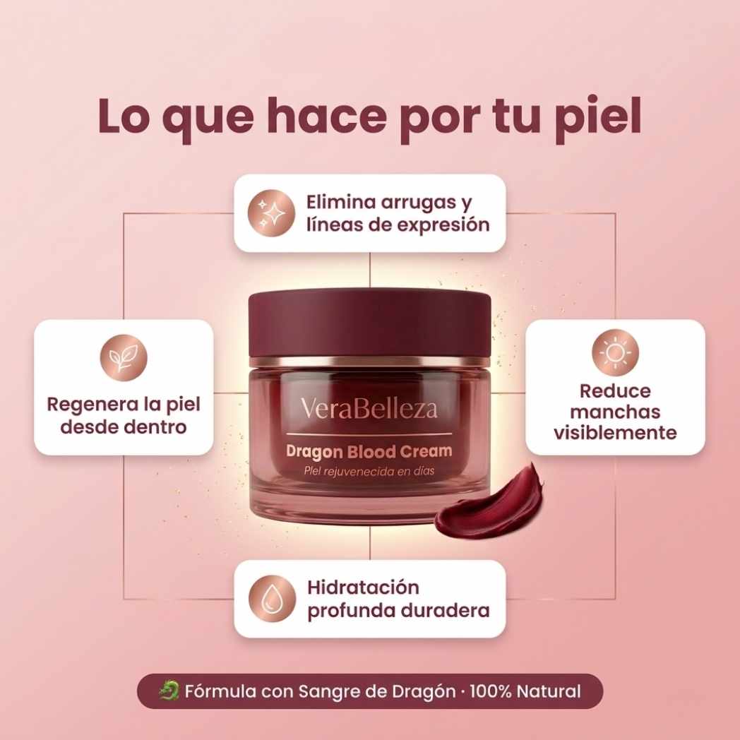 Dragon Cream VeraBelleza™ - Rejuvenece y suaviza tu piel en menos de 10 días